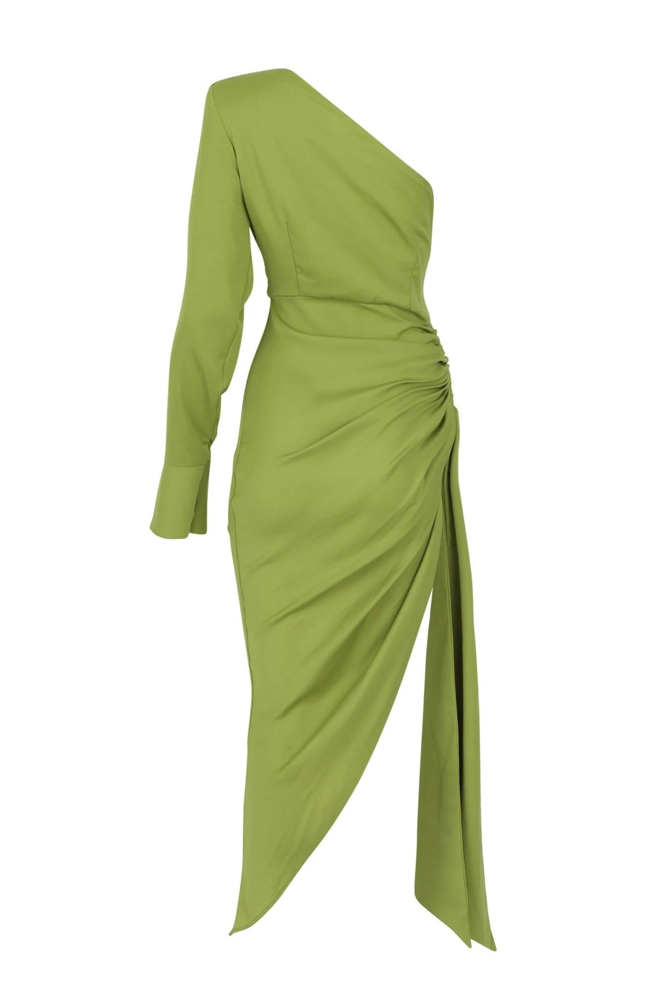 Everything Exclusive Green Satin Dress Clothing Ellaé Lisqué