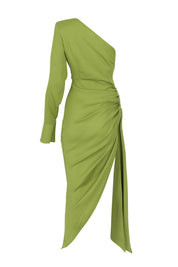 Everything Exclusive Green Satin Dress Clothing Ellaé Lisqué