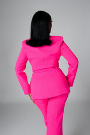 Monet Hot Pink Power Suit Clothing Ellaé Lisqué