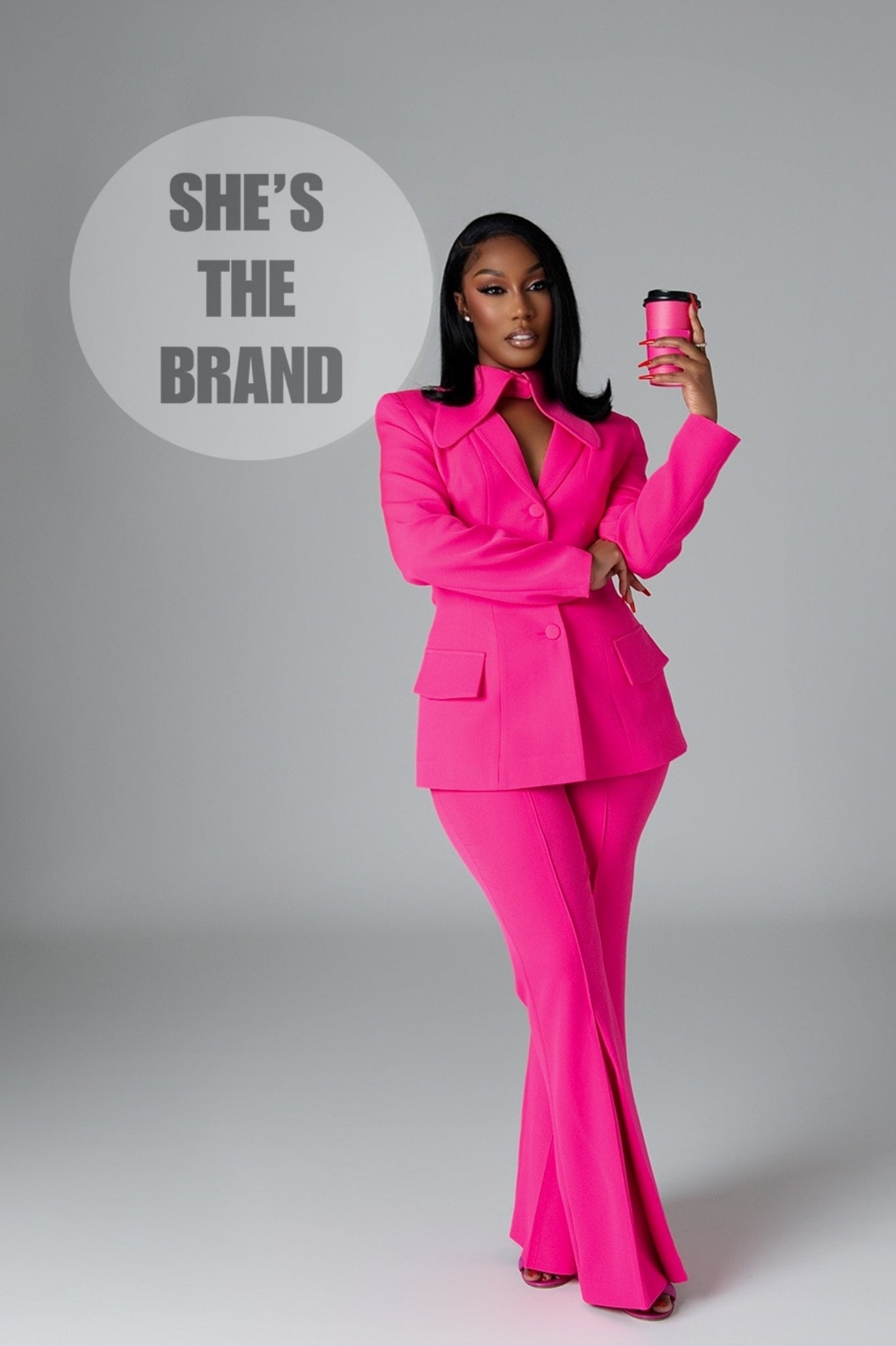 Monet Hot Pink Power Suit Clothing Ellaé Lisqué