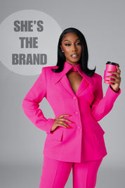 Monet Hot Pink Power Suit Clothing Ellaé Lisqué