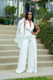 Timeless Moment White Blazer Clothing Ellaé Lisqué