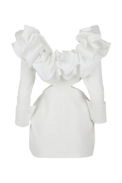 Crush on Me White Blazer Dress Clothing Ellaé Lisqué