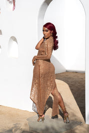 Barely There Nude Lace Dress Clothing Ellaé Lisqué