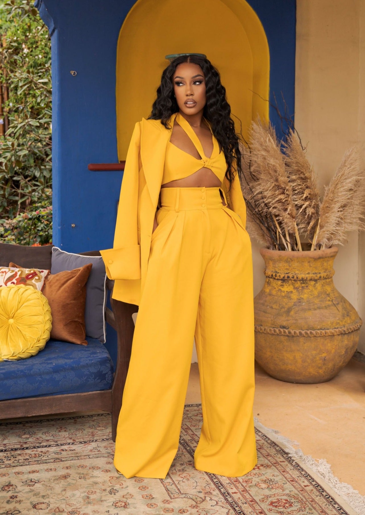Bossy & Fly  Yellow Power Suit – Ellaé Lisqué