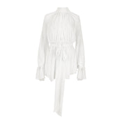 Sexy Sasha White Chiffon Wrap Dress Clothing Ellaé Lisqué