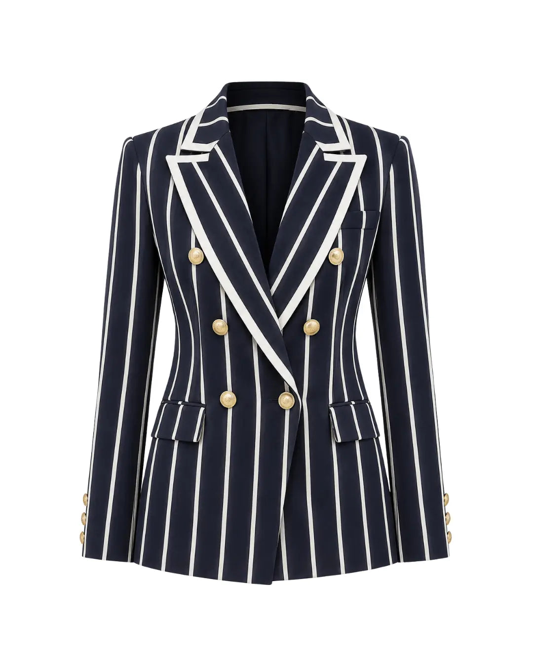 Lauren Black Pinstripe Suit Set