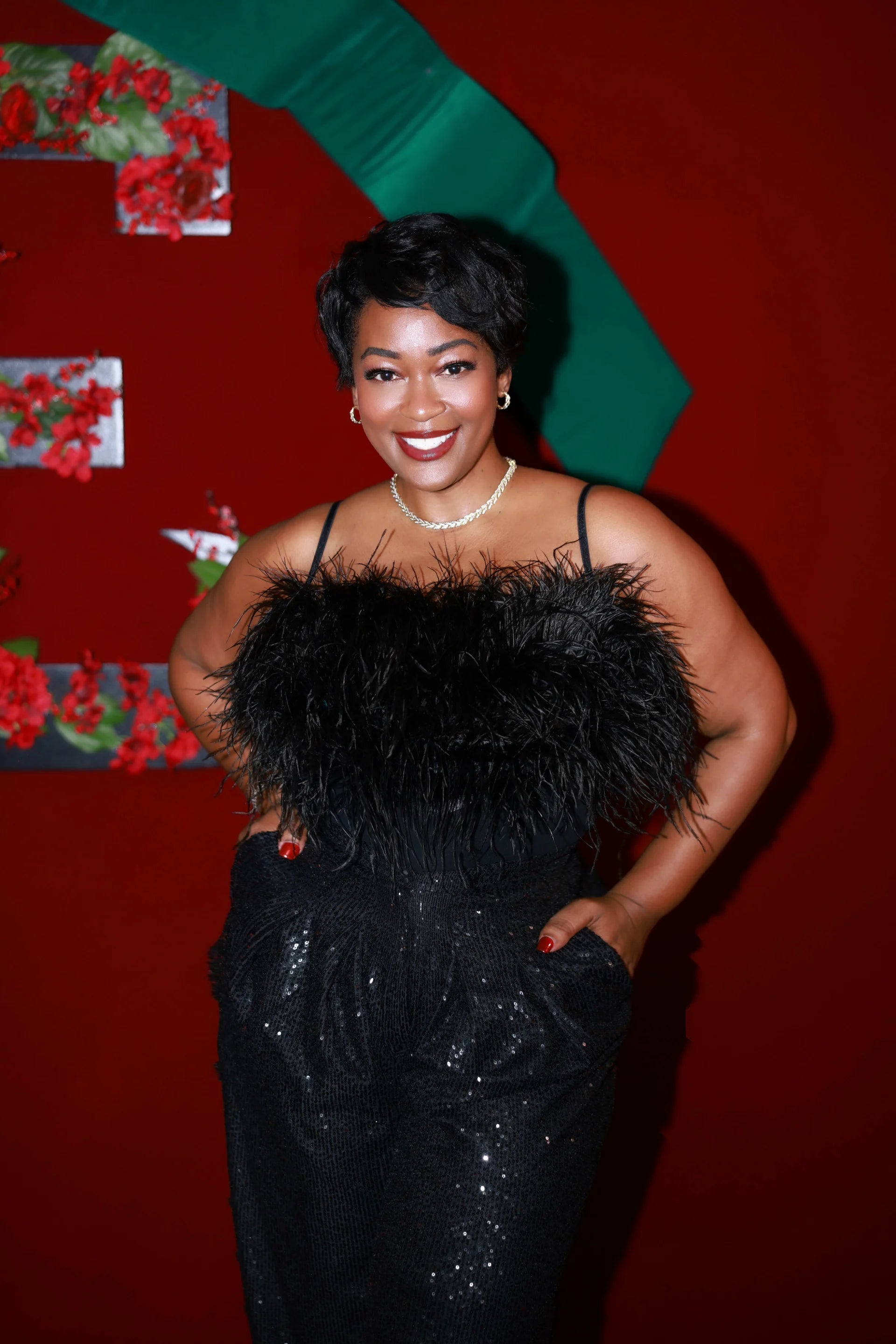 Mila Black Feather Top Clothing Ellaé Lisqué