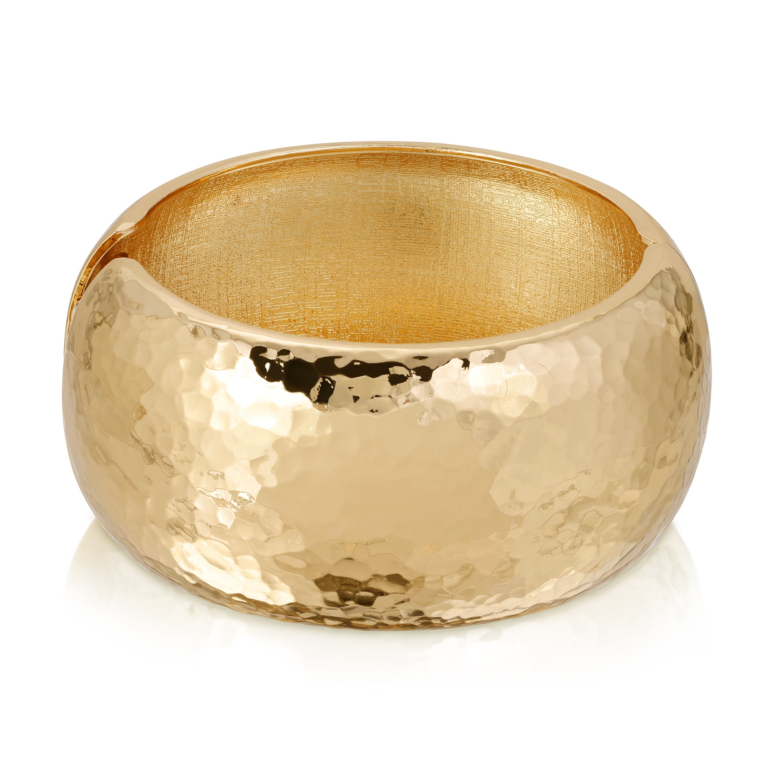 Gold Bold Textured Bracelet Ellaé Lisqué