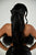 Black Silky Satin Hairbow