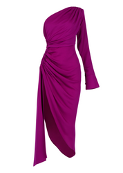 Everything Exclusive Purple Satin Dress Clothing Ellaé Lisqué