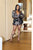 Alwina Nude Lace Feather Blazer Jacket