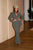 Monet Olive Pinstripe Power Suit
