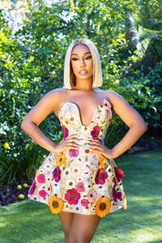 Azalea Floral Corset Dress Clothing Ellaé Lisqué