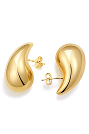 Gold Teardrop Earrings Apparel & Accessories Ellaé Lisqué