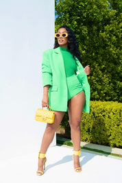 Nia Green 3-Piece Blazer Shorts Set Clothing Ellaé Lisqué
