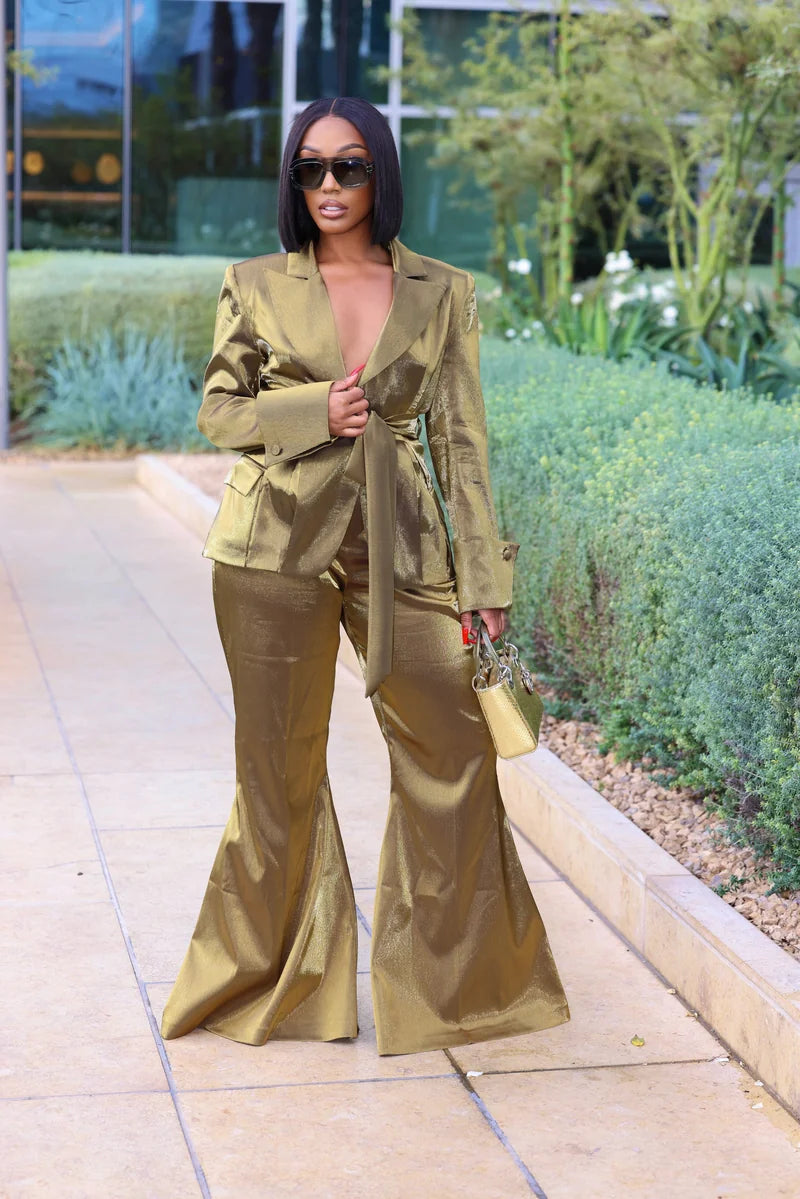 Class of Its Own Green Suit Ellaé Lisqué