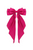 Hot Pink Silky Satin Hairbow