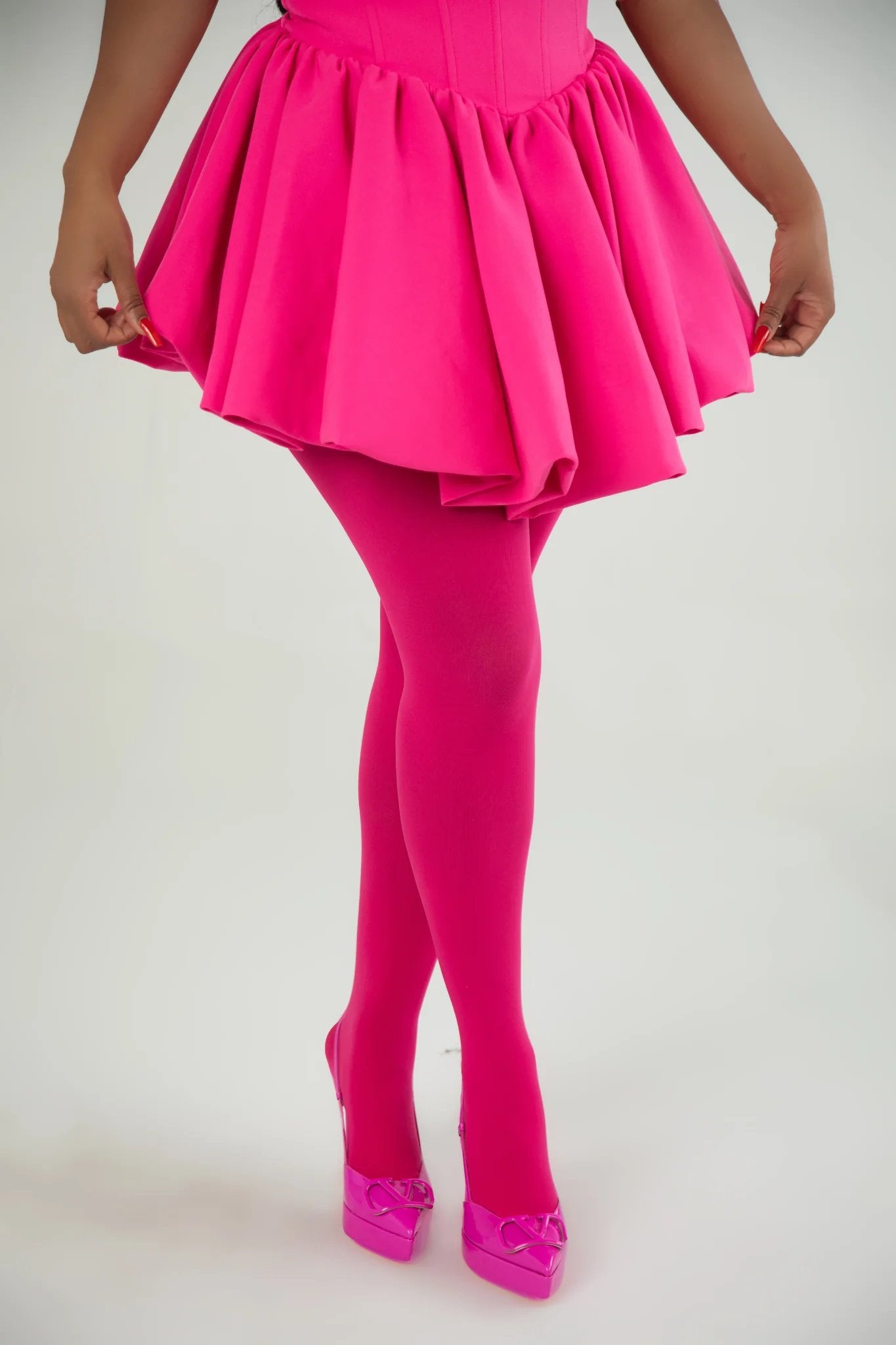 Hot Pink Stockings Apparel & Accessories Ellaé Lisqué