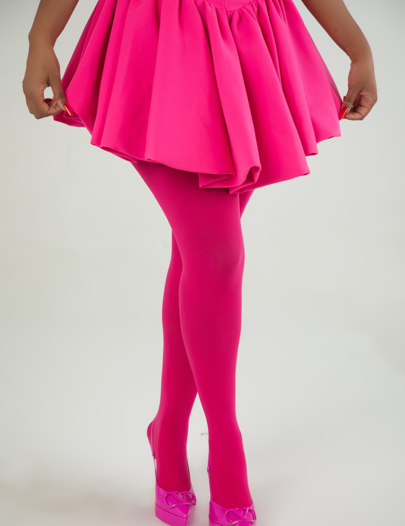 Hot Pink Stockings Apparel & Accessories Ellaé Lisqué