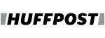 Huffpost logo on a white background