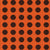 Orange and Brown Polka Dots