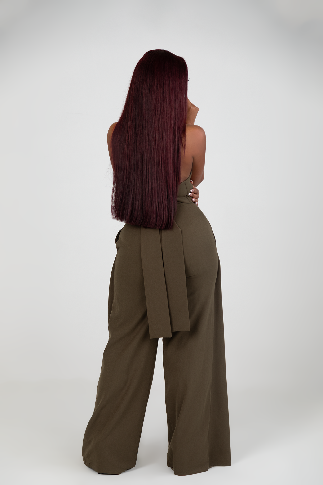 Timeless Moment Olive Wide Leg Pants Clothing Ellaé Lisqué