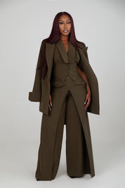 Timeless Moment Olive Blazer Clothing Ellaé Lisqué