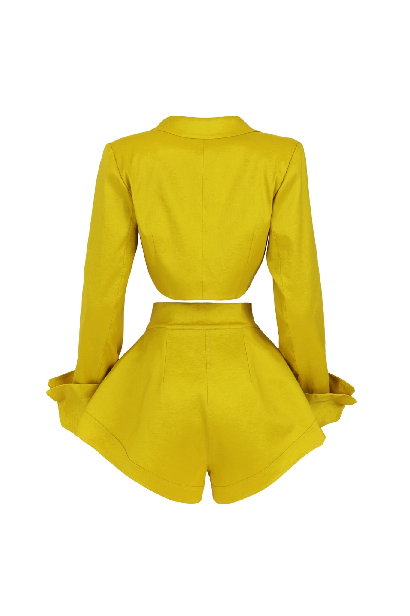 Out for the Day Yellow Shorts Set Clothing Ellaé Lisqué