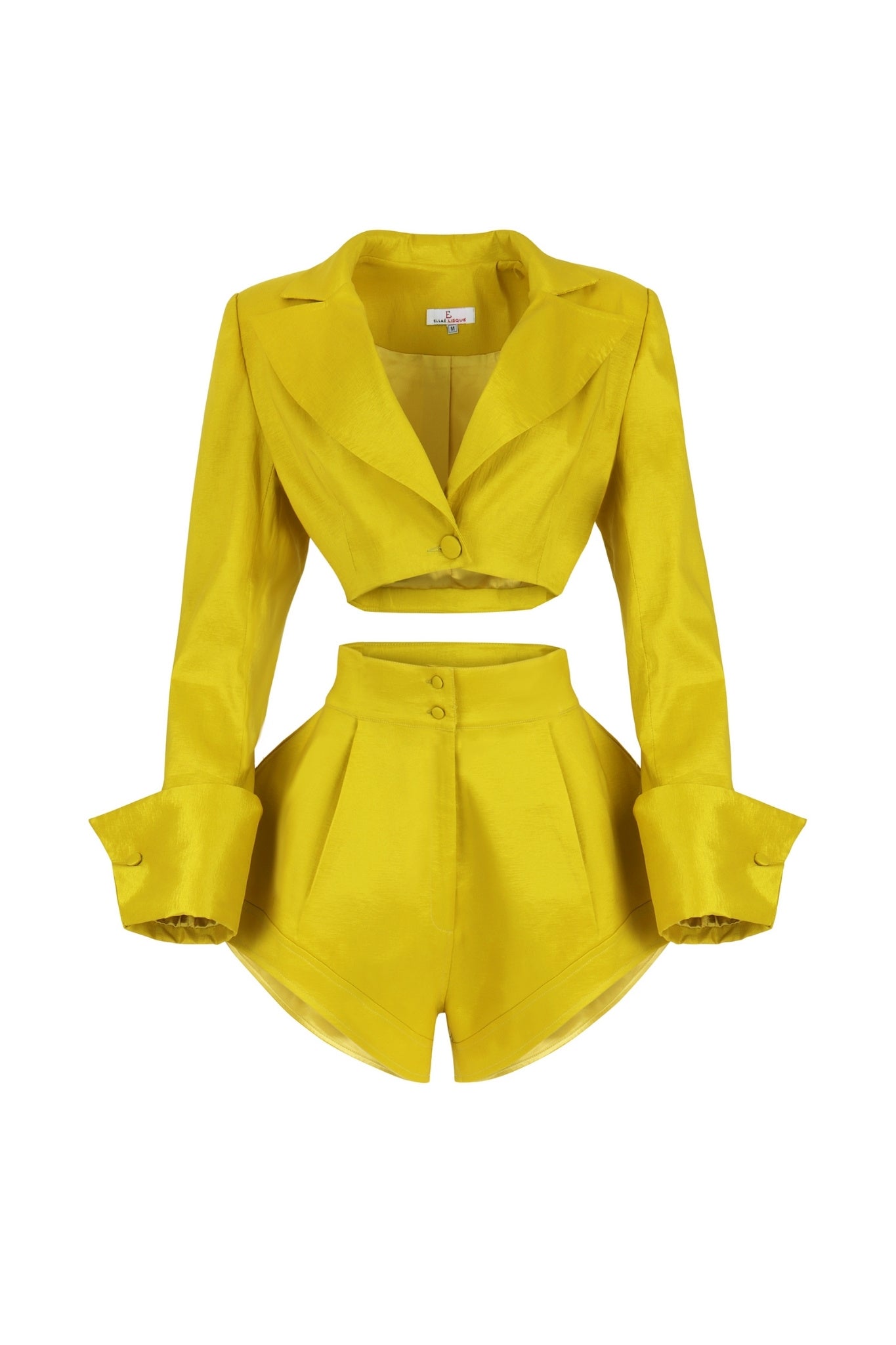 Out for the Day Yellow Shorts Set Clothing Ellaé Lisqué