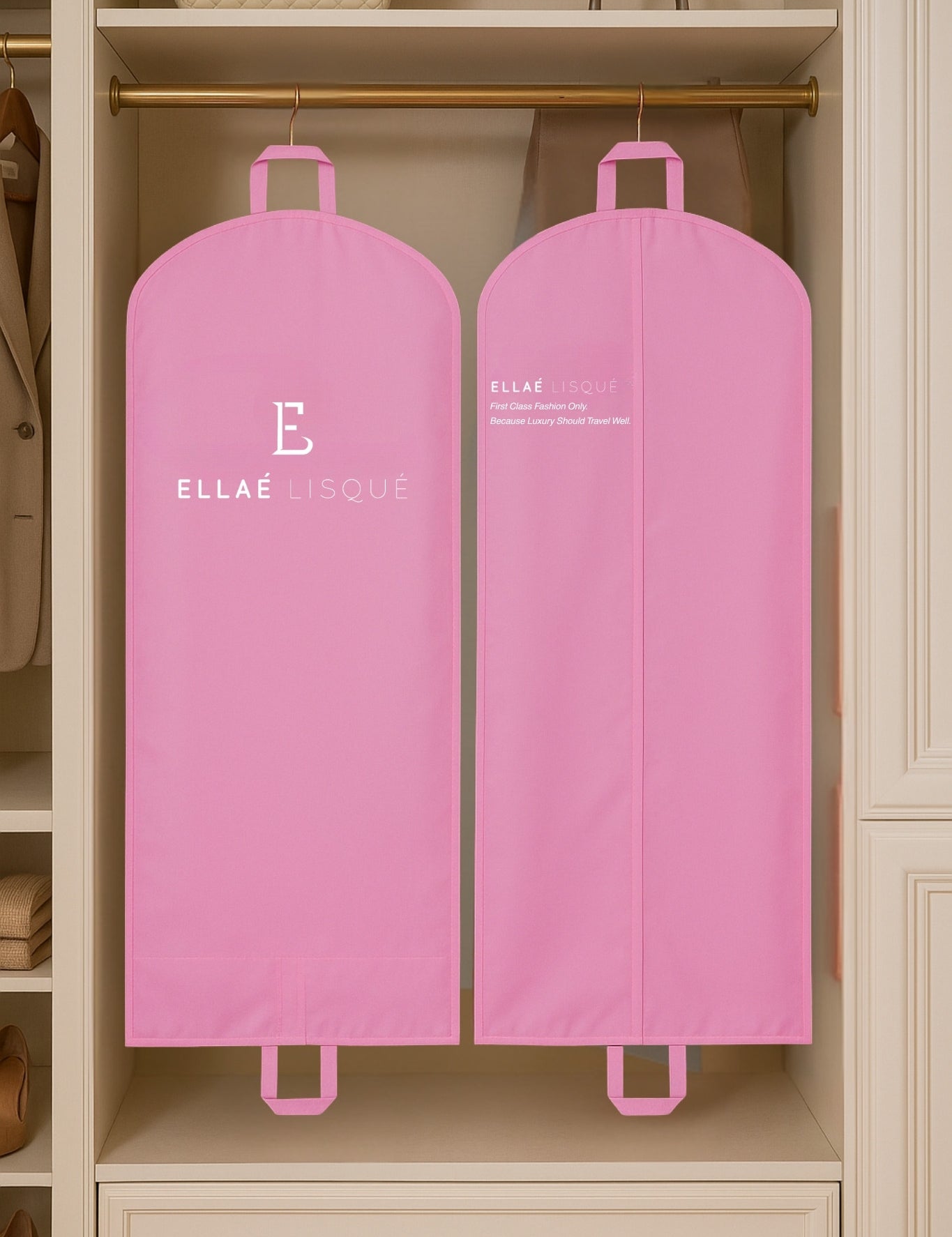 Pink Garment Bag Apparel & Accessories Ellaé Lisqué