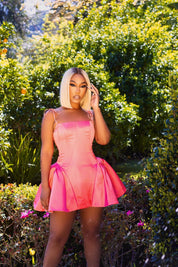 Nova Pink Fit and Flare Dress Clothing Ellaé Lisqué