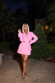 Roxie Pink Skirt Suit Clothing Ellaé Lisqué
