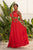 Summer Stunner Red Chiffon Maxi Dress