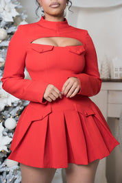 Visionary Woman Red Skort Jumpsuit Clothing Ellaé Lisqué