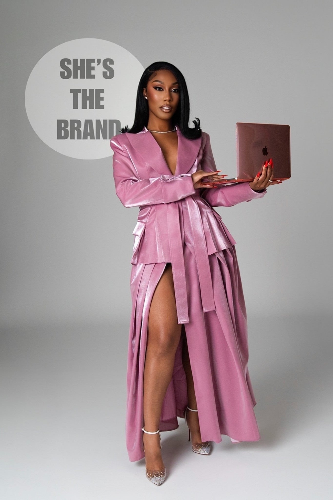 Iris Pink Pleated Skirt Set Clothing Ellaé Lisqué