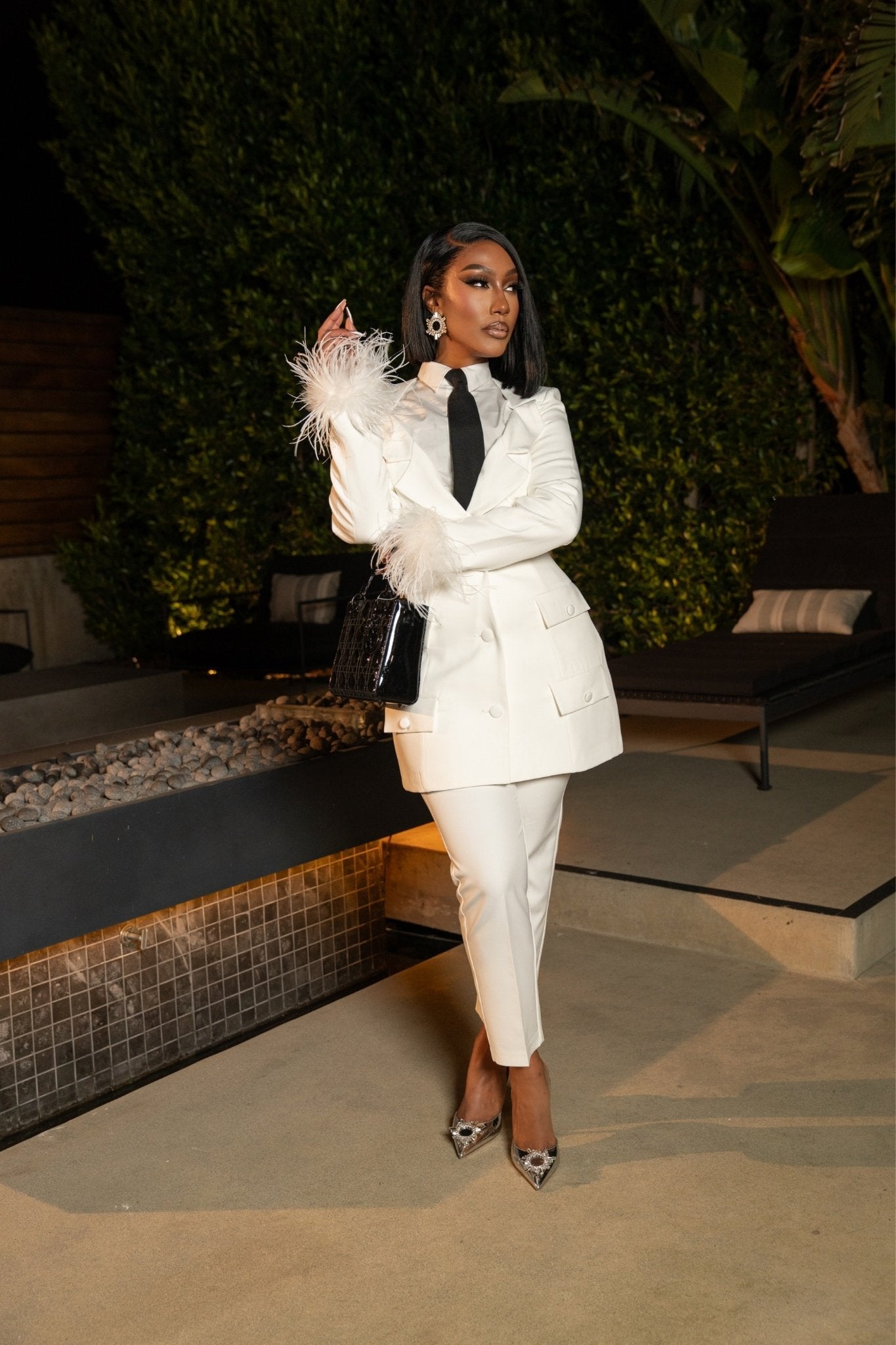 Boss Chic White Blazer Dress Clothing Ellaé Lisqué