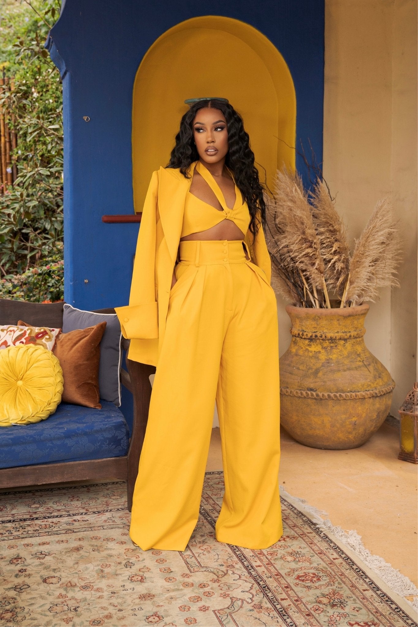 Bossy & Fly Yellow Suit Clothing Ellaé Lisqué