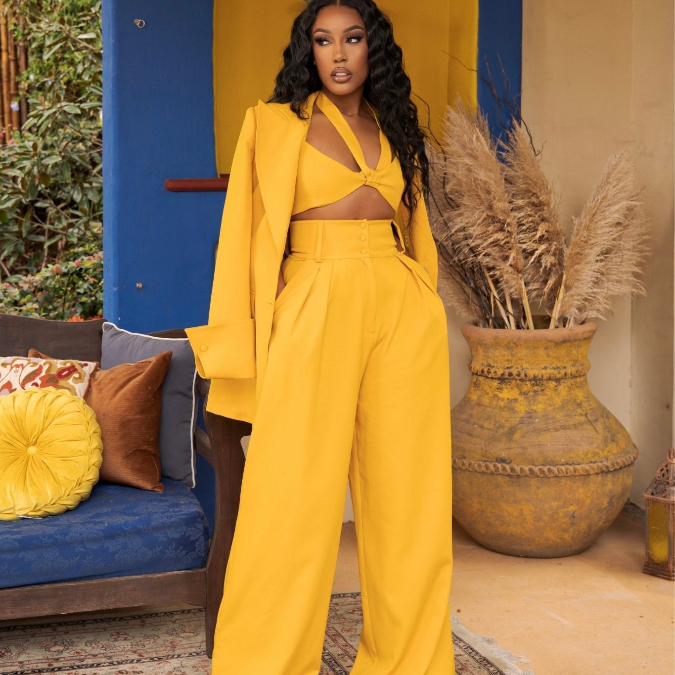 Bossy & Fly Yellow Suit Clothing Ellaé Lisqué