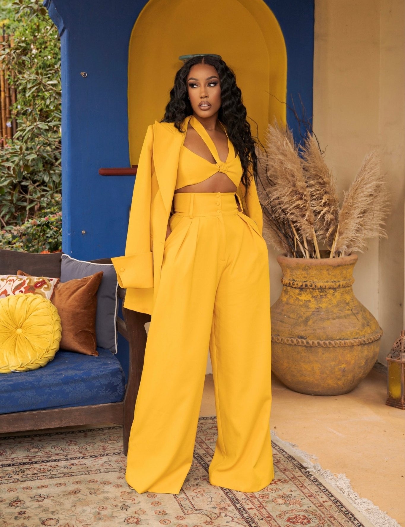 Bossy & Fly Yellow Suit Clothing Ellaé Lisqué