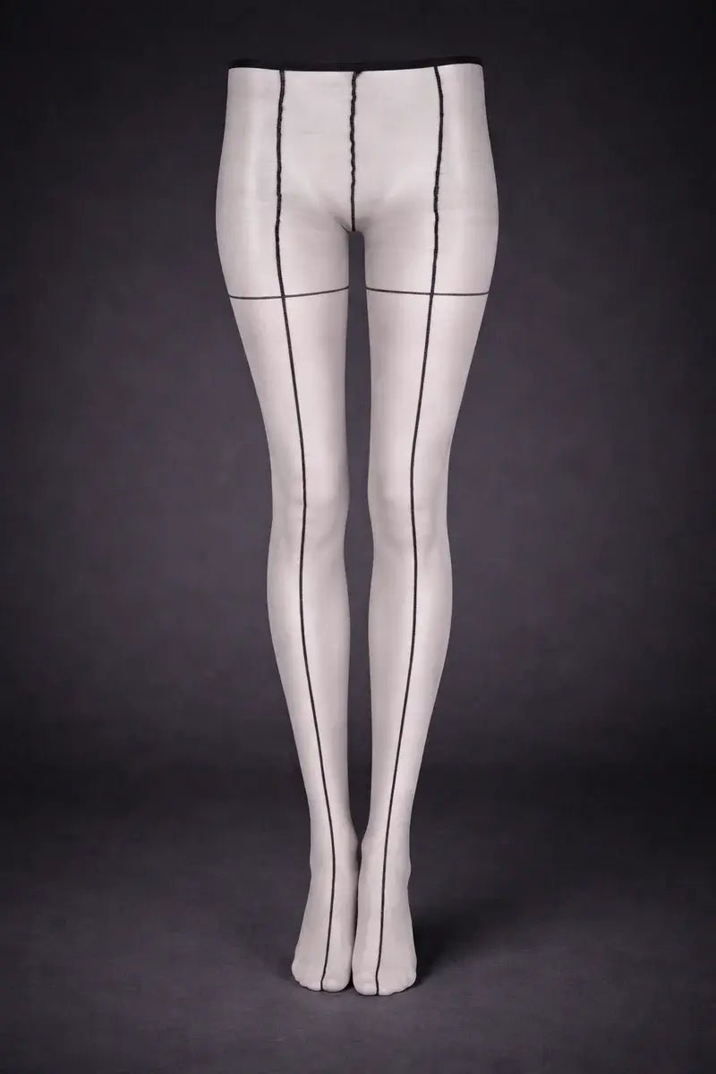 Black Fine Line Stockings Clothing Ellaé Lisqué