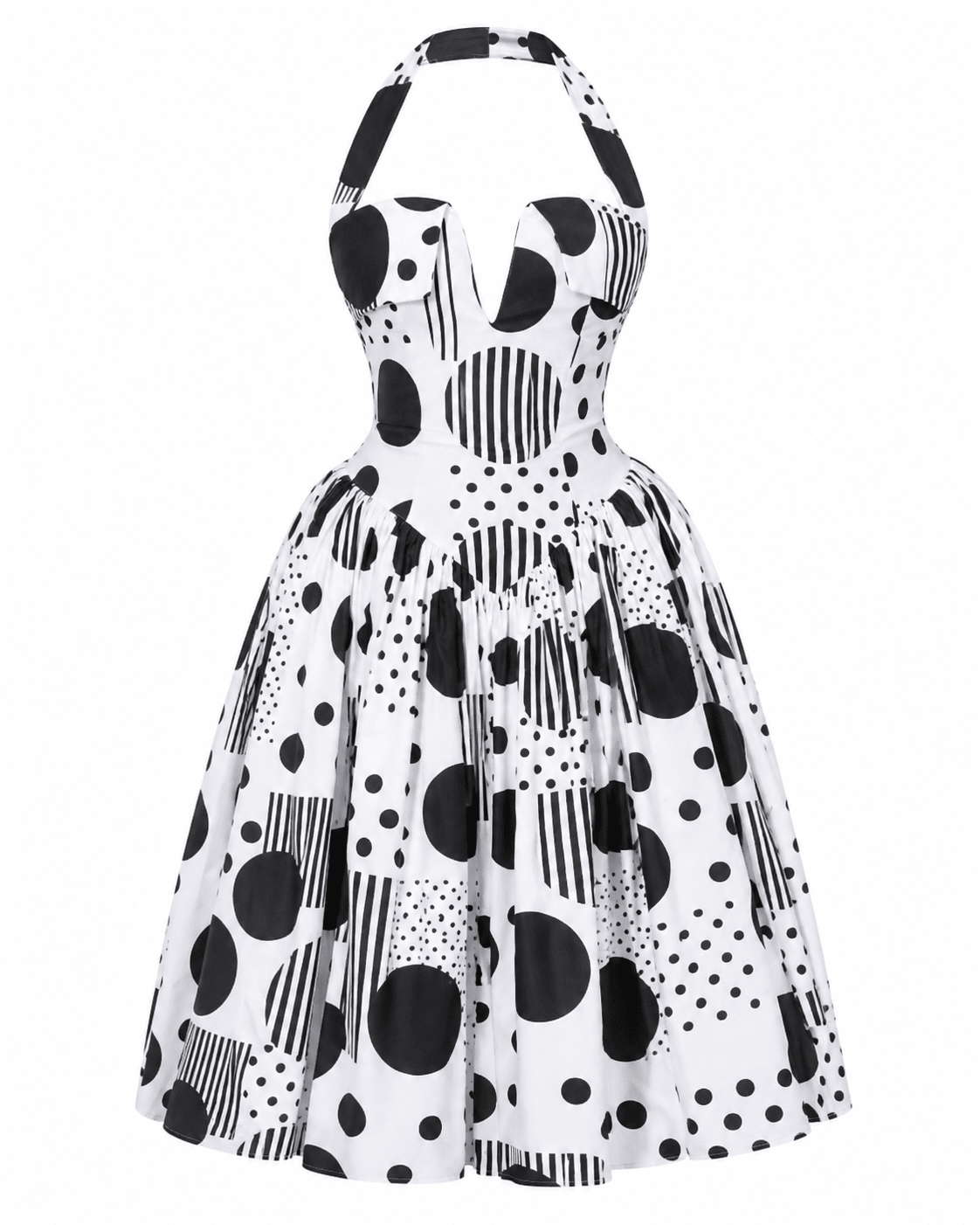 Celine White Striped Polka Dot Corset Maxi Dress Ella Lisqu Celine White Striped Polka Dot Corset Maxi Dress Ella Lisqu