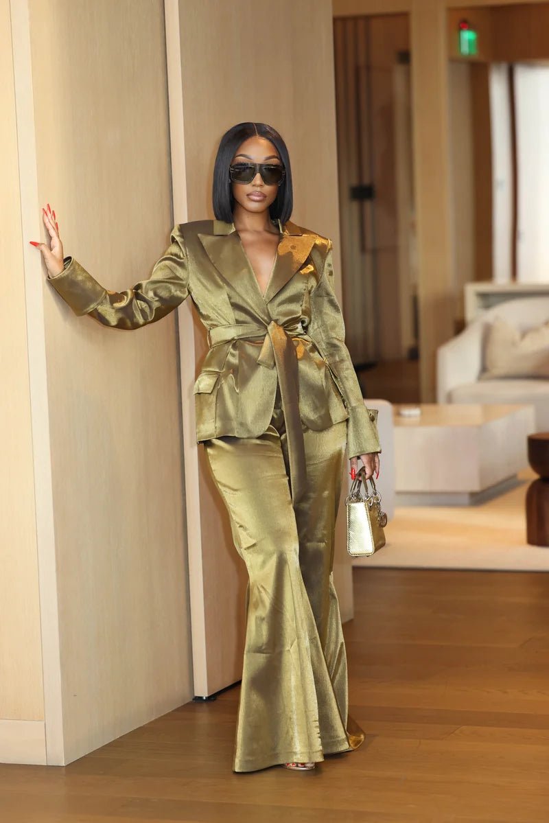 Class of Its Own Green Suit Ellaé Lisqué