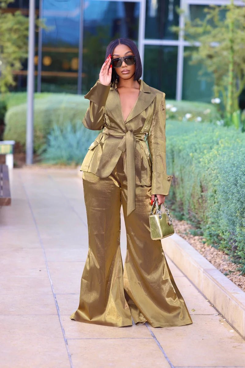 Class of Its Own Green Suit Ellaé Lisqué