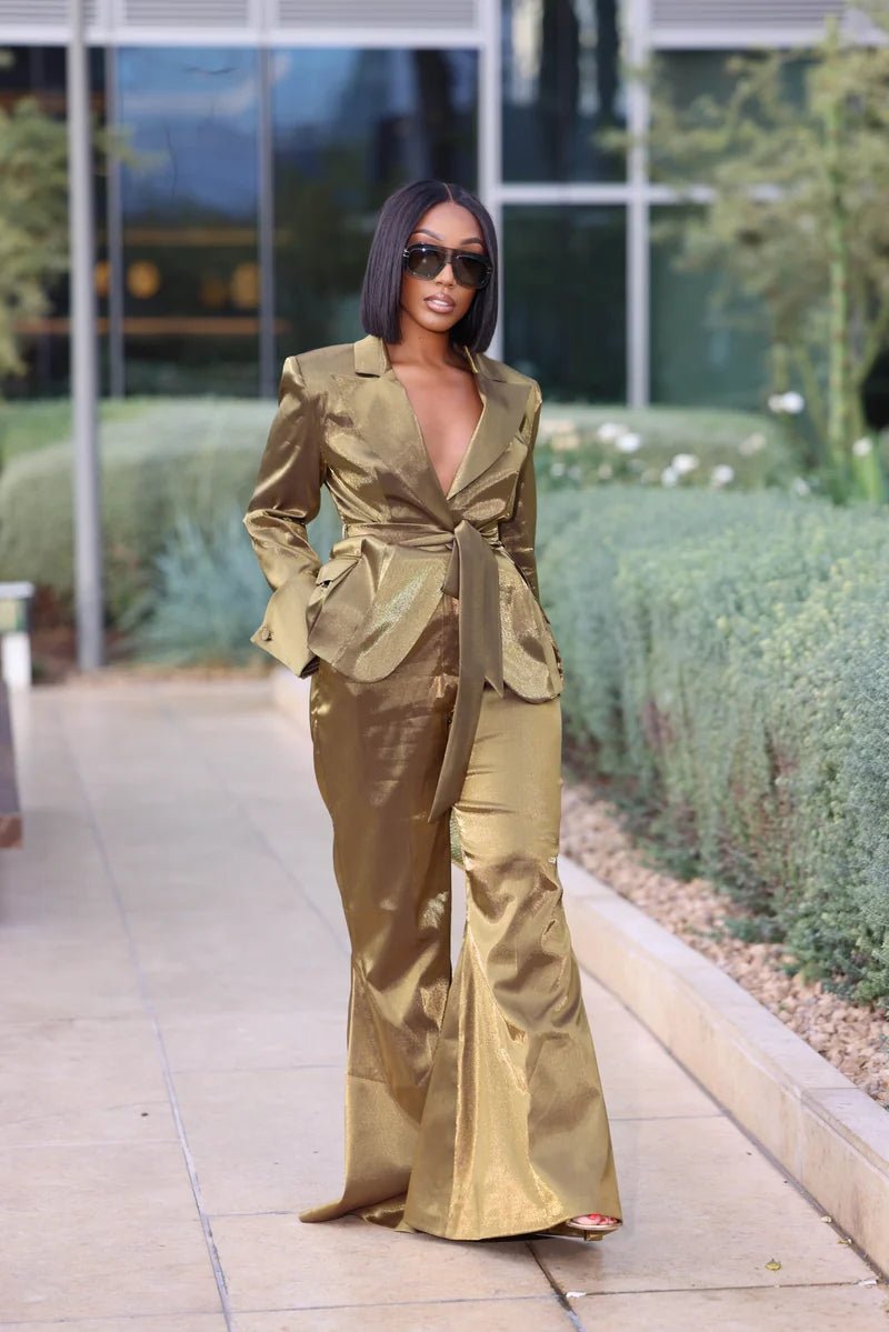 Class of Its Own Green Suit Ellaé Lisqué