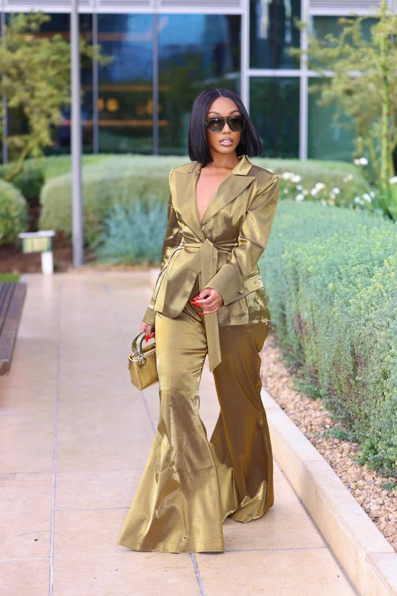 Class of Its Own Green Suit Ellaé Lisqué