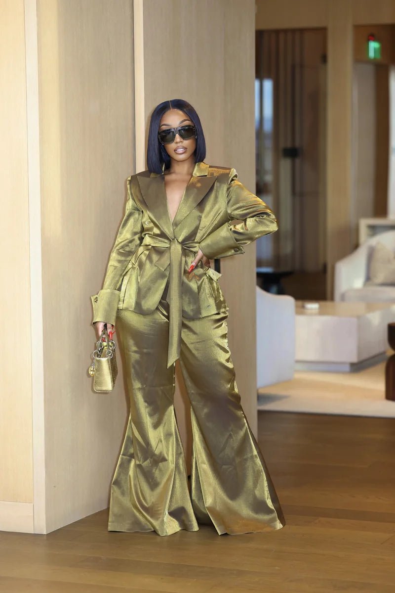 Class of Its Own Green Suit Ellaé Lisqué