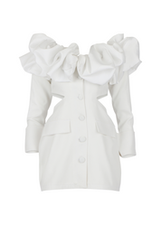 Crush on me - White Blazer Dress Dress Ellaé Lisqué