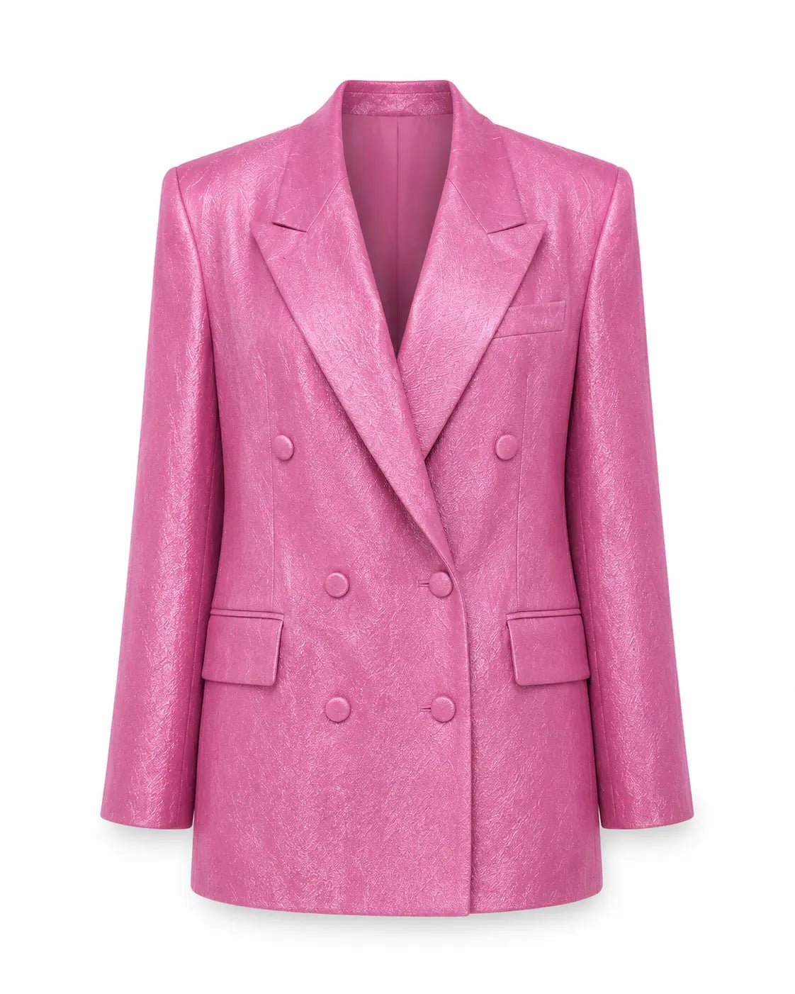 Dahlia Pink Metallic Blazer Ellaé Lisqué