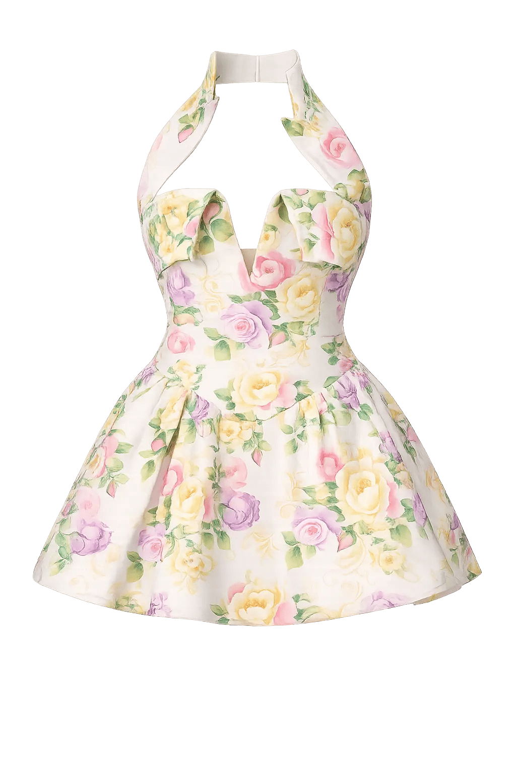 strapless open back dress Daphne Pastel Floral Corset Mini Dress – Ellaé Lisqué